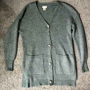 Green Jessica Simpson long sweater
